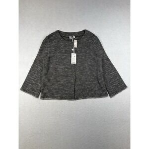 Base Milano Crew Open Jacket Cotton Blend Women's Size 46 NWT $458